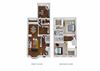 Davenport Floor Plan Davenport Floor Plan at Indian Creek Apartments, Ohio, 45236